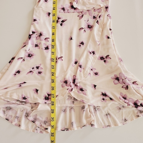 1236 * Forever 21 Floral Sun Dress Pink Purple Size S - Picture 9 of 9